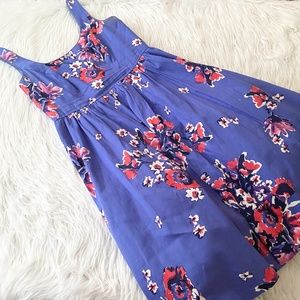 Donna Morgan Purple Floral Dress